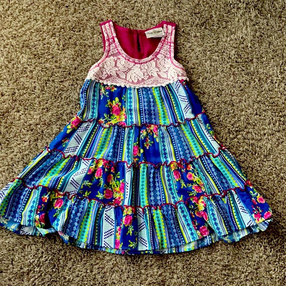 4T Summer Beach Colorful Dress 💕